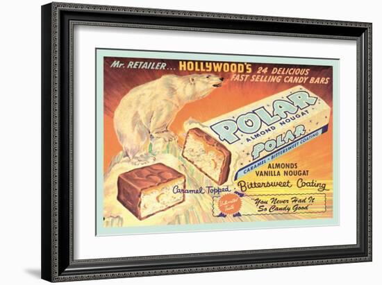 Polar Almond Nougat-null-Framed Art Print