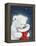 Polar Bear And Christmas Sock-MAKIKO-Framed Premier Image Canvas