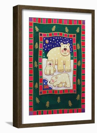 Polar Bear and Cubs-Cathy Baxter-Framed Giclee Print