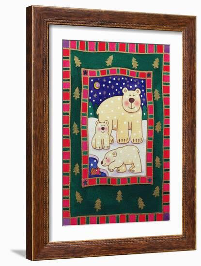 Polar Bear and Cubs-Cathy Baxter-Framed Giclee Print