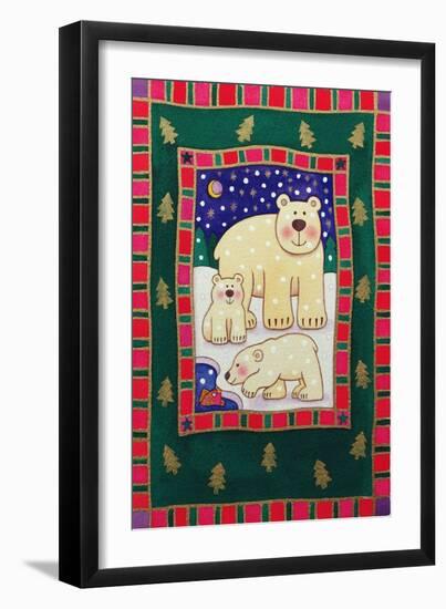 Polar Bear and Cubs-Cathy Baxter-Framed Giclee Print