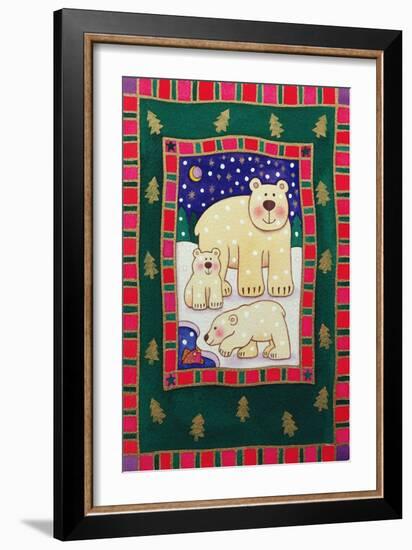 Polar Bear and Cubs-Cathy Baxter-Framed Giclee Print