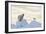 Polar Bear And Seagull-Louise Murray-Framed Photographic Print