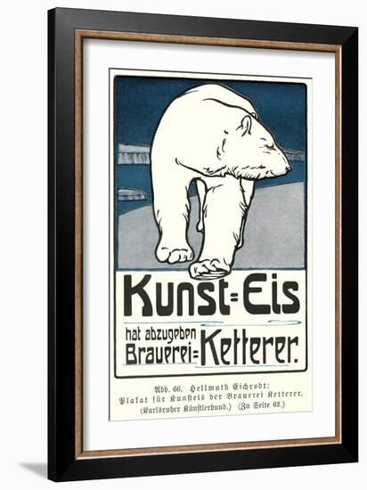 Polar Bear, Art Is Ice-null-Framed Art Print