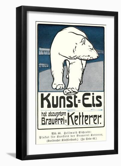 Polar Bear, Art Is Ice-null-Framed Art Print