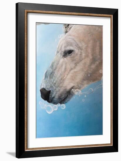 Polar bear ballet, detail, 2012-Odile Kidd-Framed Giclee Print