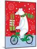 Polar Bear & Bicicle-Teresa Woo-Mounted Art Print