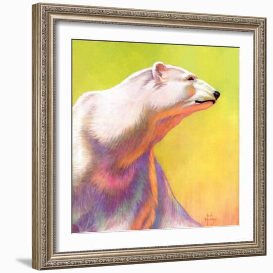 "Polar Bear,"February 1, 1936-Jack Murray-Framed Giclee Print