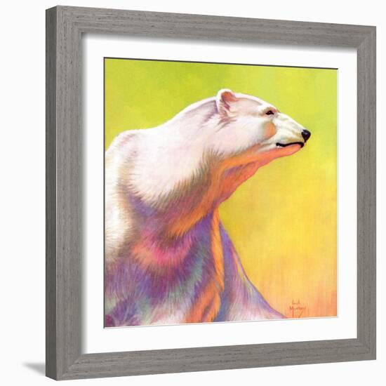 "Polar Bear,"February 1, 1936-Jack Murray-Framed Giclee Print