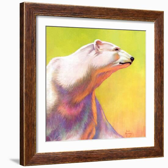 "Polar Bear,"February 1, 1936-Jack Murray-Framed Giclee Print