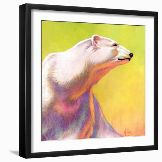 "Polar Bear,"February 1, 1936-Jack Murray-Framed Giclee Print