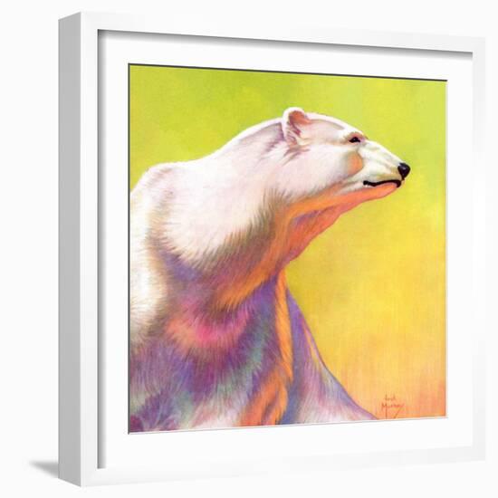 "Polar Bear,"February 1, 1936-Jack Murray-Framed Giclee Print