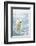 Polar Bear in Search of Seals, Spitsbergen, Svalbard, Norway-Steve Kazlowski-Framed Photographic Print