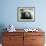 Polar Bear is Pictured under Water at the Zoo in Gelsenkirchen-null-Framed Photographic Print displayed on a wall