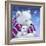 Polar Bear Mom and Cub-MAKIKO-Framed Giclee Print