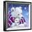 Polar Bear Mom and Cub-MAKIKO-Framed Giclee Print