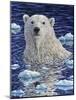 Polar Bear Painting-Jeff Tift-Mounted Giclee Print