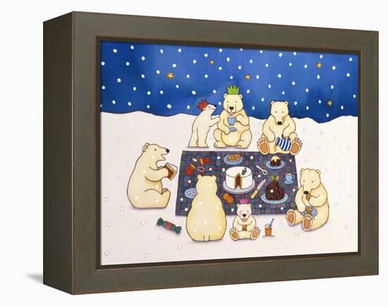 Polar Bear Picnic, 1997-Cathy Baxter-Framed Premier Image Canvas