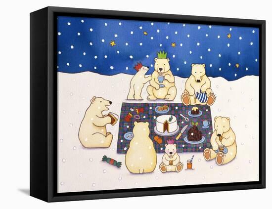 Polar Bear Picnic, 1997-Cathy Baxter-Framed Premier Image Canvas