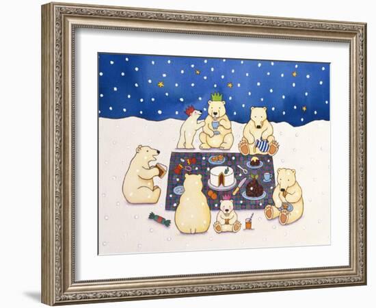 Polar Bear Picnic, 1997-Cathy Baxter-Framed Giclee Print
