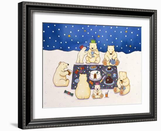 Polar Bear Picnic, 1997-Cathy Baxter-Framed Giclee Print