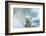 Polar Bear Swimming Through Melting Sea Ice Near Harbor Islands,Canada-Paul Souders-Framed Photographic Print