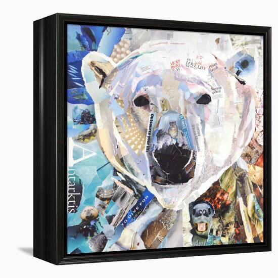 Polar Bear-James Grey-Framed Premier Image Canvas