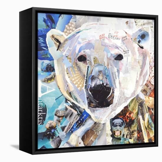 Polar Bear-James Grey-Framed Premier Image Canvas