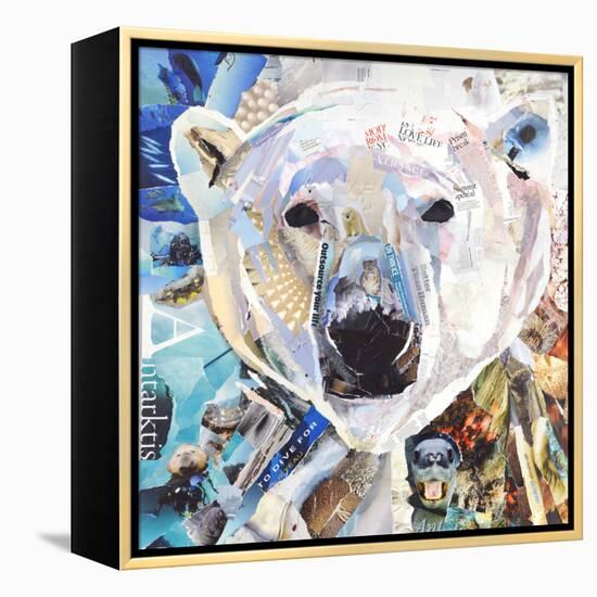 Polar Bear-James Grey-Framed Premier Image Canvas