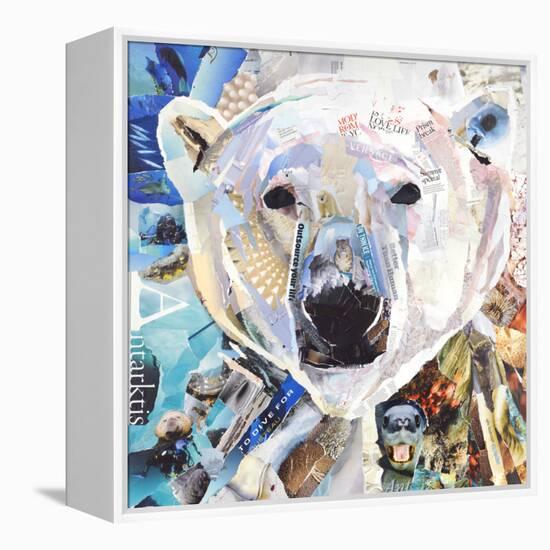 Polar Bear-James Grey-Framed Premier Image Canvas