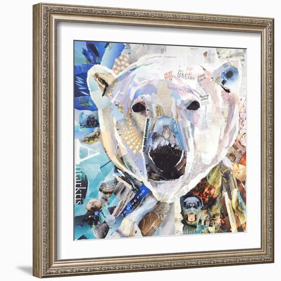 Polar Bear-James Grey-Framed Premium Giclee Print