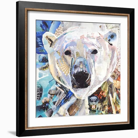 Polar Bear-James Grey-Framed Premium Giclee Print