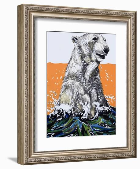 Polar Bear-null-Framed Giclee Print