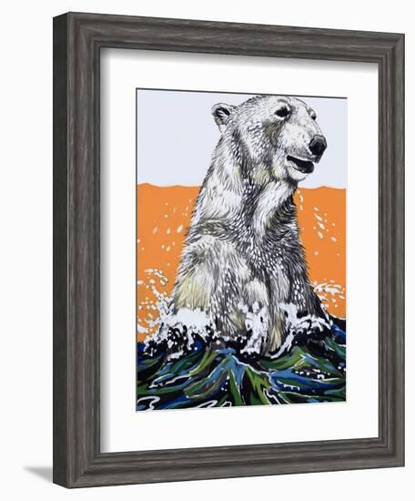 Polar Bear-null-Framed Giclee Print