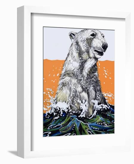 Polar Bear-null-Framed Giclee Print