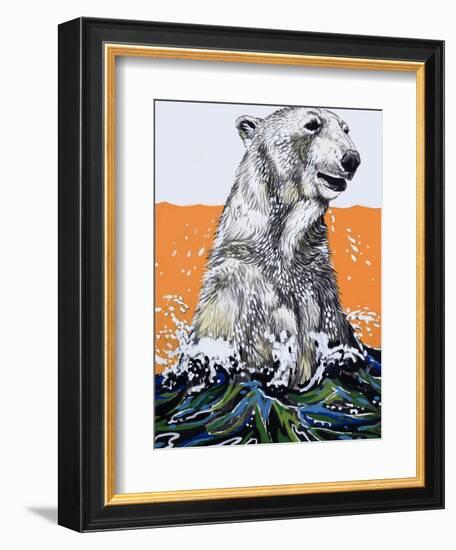 Polar Bear-null-Framed Giclee Print