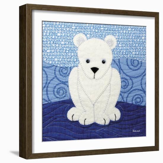 Polar Bear-Betz White-Framed Art Print