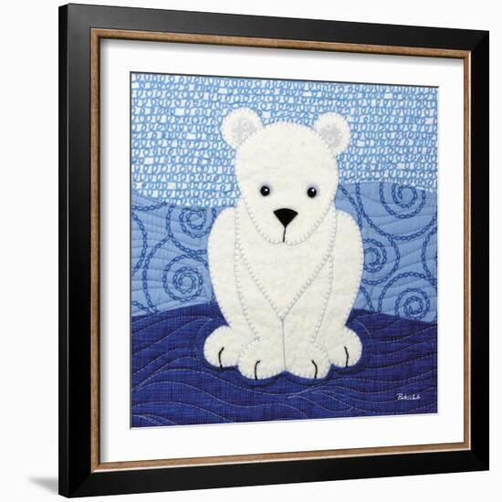 Polar Bear-Betz White-Framed Art Print