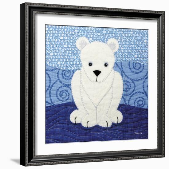 Polar Bear-Betz White-Framed Art Print