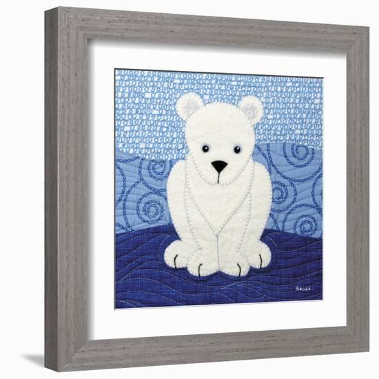 Polar Bear-Betz White-Framed Art Print