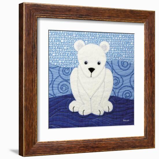 Polar Bear-Betz White-Framed Art Print