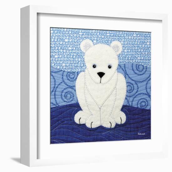 Polar Bear-Betz White-Framed Art Print