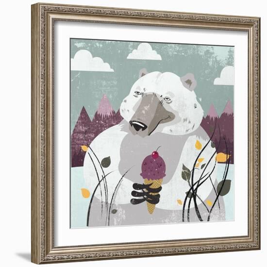 Polar Bear-Anna Polanski-Framed Art Print