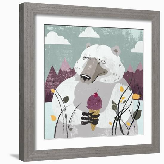 Polar Bear-Anna Polanski-Framed Art Print