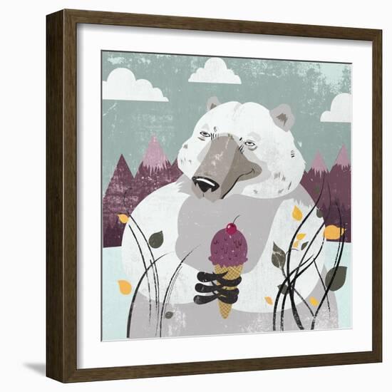 Polar Bear-Anna Polanski-Framed Art Print