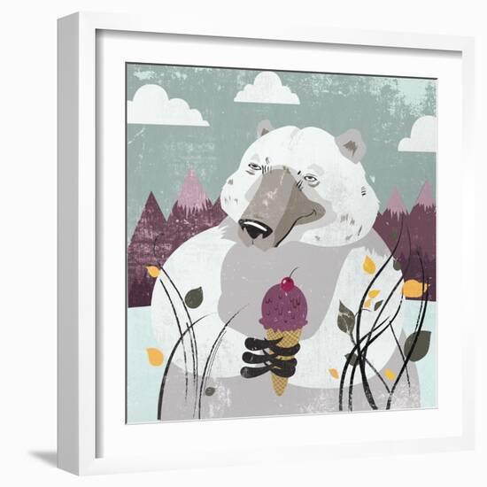 Polar Bear-Anna Polanski-Framed Art Print