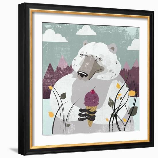 Polar Bear-Anna Polanski-Framed Art Print