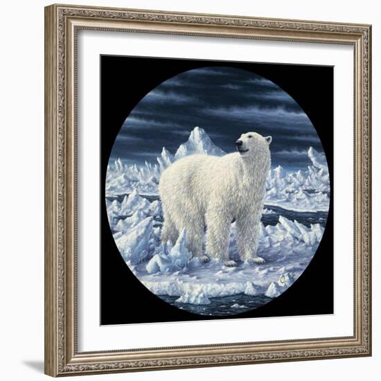 Polar Bear-Jeff Tift-Framed Giclee Print