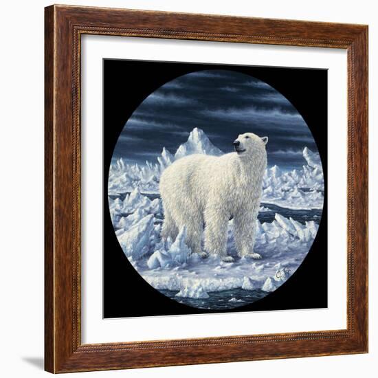 Polar Bear-Jeff Tift-Framed Giclee Print