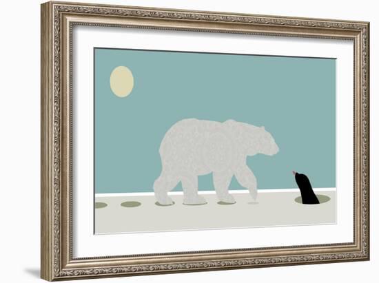 Polar Bear-Teofilo Olivieri-Framed Giclee Print